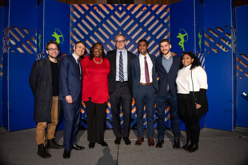 Upsolve team at the Robin Hood Heroes Breakfast